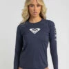 Discount 🧨 Roxy Beach Classics Long Sleeve Rash Vest Mood Indigo 🌟