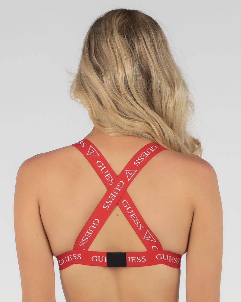 Buy โญ GUESS Triangle Logo ๐ Bikini Top Planet Red ๐ฅฐ 2 Buy โญ GUESS Triangle Logo ๐ Bikini Top Planet Red ๐ฅฐ - Image 2