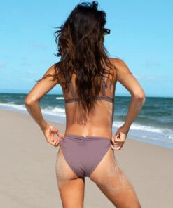 Budget 🔥 Topanga Elle Classic 👙 Bikini Bottom Brown Sugar ✔️