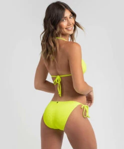 Best reviews of 😍 Kaiami Ebony Tie Side 👙 Bikini Bottom Acid Yellow 😍