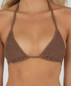 Outlet ⭐ Topanga Stacie Triangle 👙 Bikini Top Coffee 💯 -Hot Sale Citybeach Store 20301508 10 LT XL