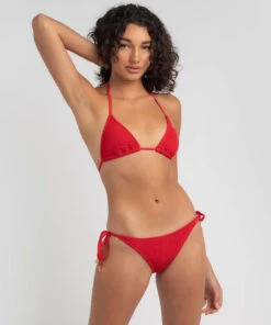 Buy โ Topanga Stacie Triangle ๐ Bikini Top Chilli Red ๐