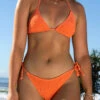 Cheap 🔔 Topanga Stacie Tie Side 👙 Bikini Bottom Fusion Coral 😍