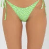 Cheapest ❤️ Topanga Jasmin 👙 Bikini Bottom Acid Green / White 🥰