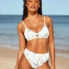 Cheap 💯 Topanga Lanakai 👙 Bikini Top White / Multi 💯