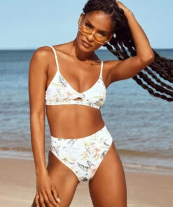 Wholesale 😉 Topanga Lanakai 👙 Bikini Bottom White / Multi ❤️