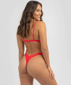 Best deal 😉 Topanga South Beach G-String 👙 Bikini Bottom Neon Red 👏