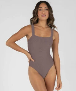 Coupon ✨ Kaiami Freya One Piece 🩱 Swimsuit Brown Sugar 🎉 -Hot Sale Citybeach Store 20302804 08 LT XL