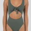 Hot Sale 😉 Topanga Trinity One Piece 🩱 Swimsuit Khaki 😉