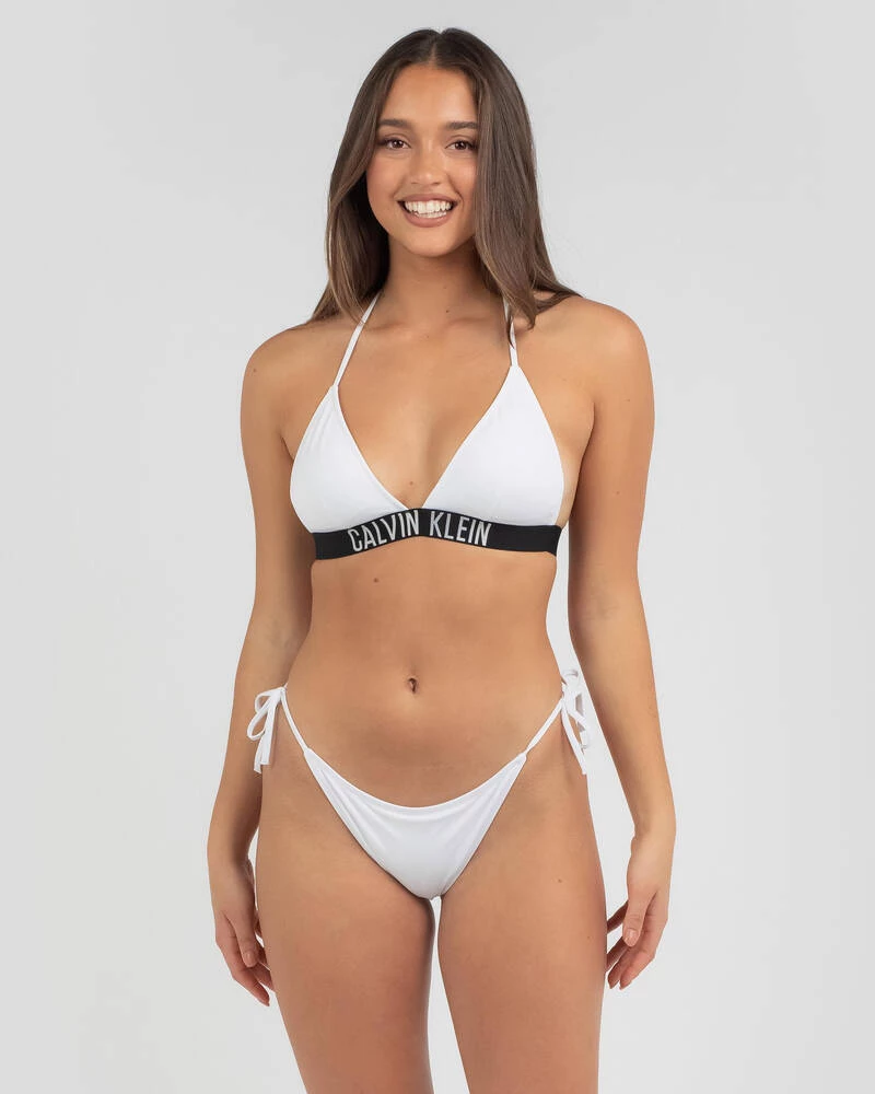 Discount ๐งจ Calvin Klein Intense Power Triangle ๐ Bikini Top Pvh Classic White โค๏ธ 1 Discount ๐งจ Calvin Klein Intense Power Triangle ๐ Bikini Top Pvh Classic White โค๏ธ