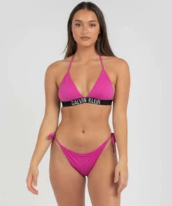 Best deal ✨ Calvin Klein Intense Power Triangle 👙 Bikini Top Stunning Orchid 🌟