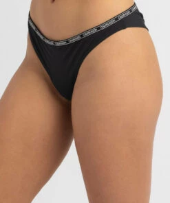 Hot Sale 😉 Calvin Klein Core Logo Brazilian 👙 Bikini Bottom Pvh Black 🌟 -Hot Sale Citybeach Store 20309648 01 RT XL