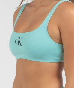 Flash Sale 🛒 Calvin Klein CK One Bralette 👙 Bikini Top Soft Turquoise 🔔 8 Flash Sale 🛒 Calvin Klein CK One Bralette 👙 Bikini Top Soft Turquoise 🔔 -Hot Sale Citybeach Store 20309656 01 RT XL