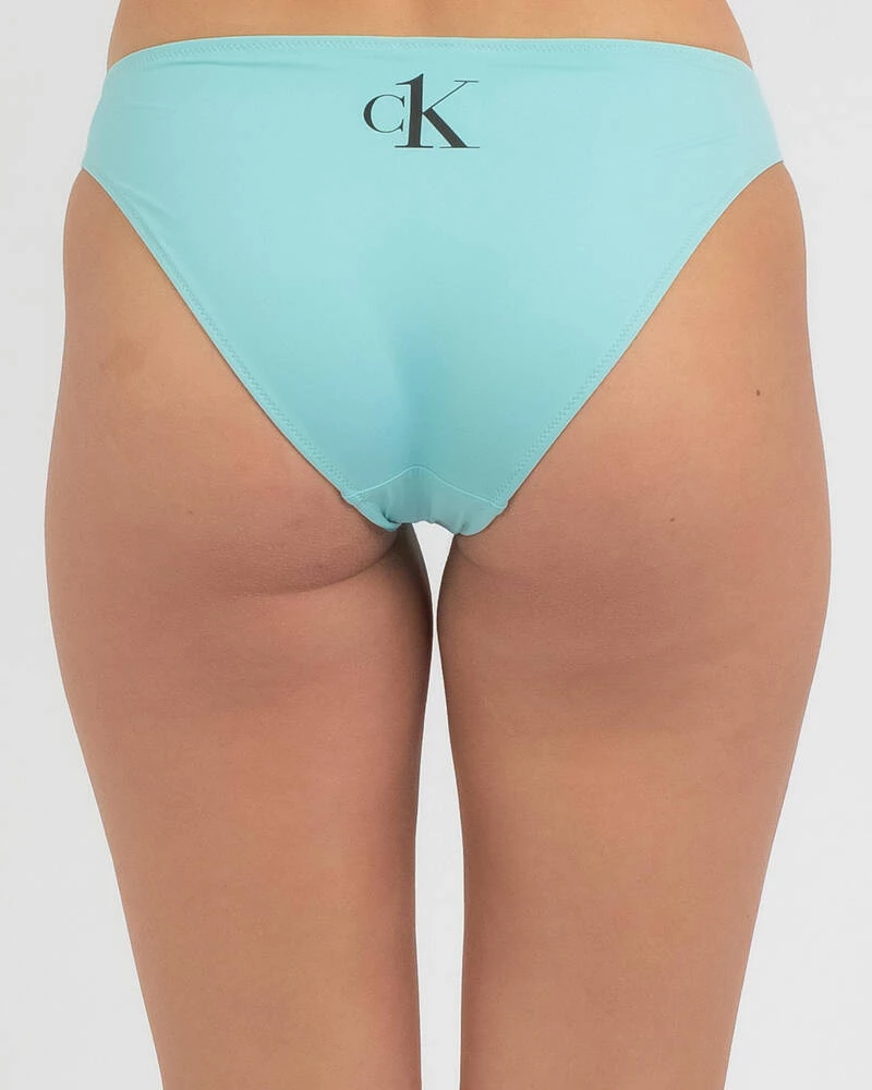 New 🎁 Calvin Klein CK One Classic 👙 Bikini Bottom Soft Turquoise ⭐ 2 New 🎁 Calvin Klein CK One Classic 👙 Bikini Bottom Soft Turquoise ⭐ - Image 2