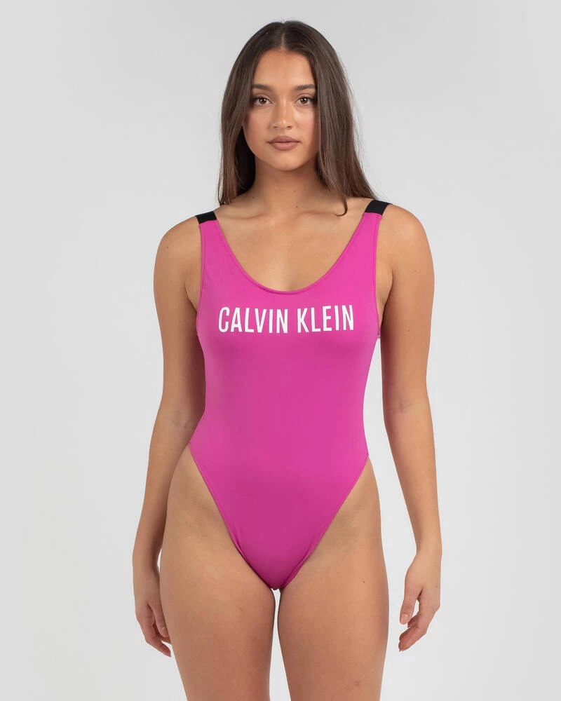 Budget ⌛ Calvin Klein Intense Power Scoop Back One Piece 🩱 Swimsuit Stunning Orchid 🔔 1 Budget ⌛ Calvin Klein Intense Power Scoop Back One Piece 🩱 Swimsuit Stunning Orchid 🔔