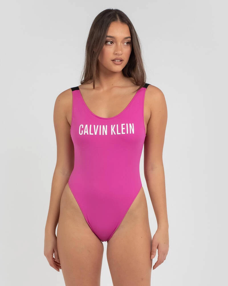 Budget ⌛ Calvin Klein Intense Power Scoop Back One Piece 🩱 Swimsuit Stunning Orchid 🔔 3 Budget ⌛ Calvin Klein Intense Power Scoop Back One Piece 🩱 Swimsuit Stunning Orchid 🔔 - Image 3
