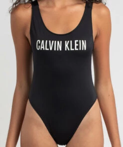 Flash Sale โค๏ธ Calvin Klein Intense Power Scoop Back One Piece ๐ฉฑ Swimsuit Pvh Black โค๏ธ