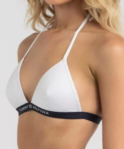 Outlet 🔔 Tommy Hilfiger Core Solid Triangle 👙 Bikini Top White ❤️ 7 Outlet 🔔 Tommy Hilfiger Core Solid Triangle 👙 Bikini Top White ❤️ -Hot Sale Citybeach Store 20309703 02 RT XL