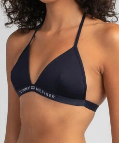 Top 10 😉 Tommy Hilfiger Core Solid Triangle 👙 Bikini Top Desert Sky ✨ -Hot Sale Citybeach Store 20309703 05 RT XL