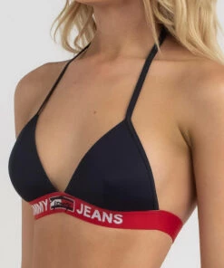 Promo ❤️ Tommy Hilfiger Tommy 👖 Jeans Fixed Triangle 👙 Bikini Top Desert Sky ✨ -Hot Sale Citybeach Store 20309709 01 RT XL