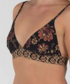 Outlet 👍 Rhythm Toluca 👙 Bikini Top Black 💯 -Hot Sale Citybeach Store 20310031 01 RT XL