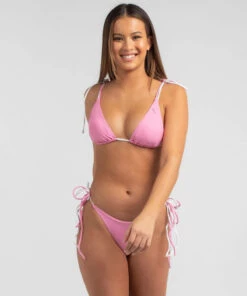 Budget 🛒 GUESS Country Side Romance Triangle 👙 Bikini Top Pinky Flower 😍