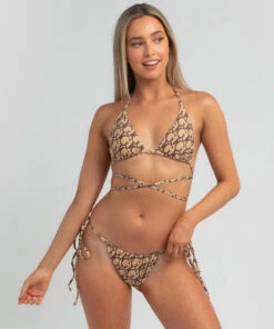 Budget ⭐ GUESS Basic Brazilian 👙 Bikini Bottom Sand/brown Logo Mania 👍 -Hot Sale Citybeach Store 20310087 02 LT XL