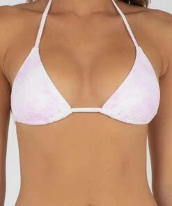 Flash Sale 🧨 Kaiami Haze 👙 Bikini Top White / Lilac 😉