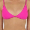 Flash Sale 👍 Rip Curl Premium Surf Triangle 👙 Bikini Top Pink 0020 🌟