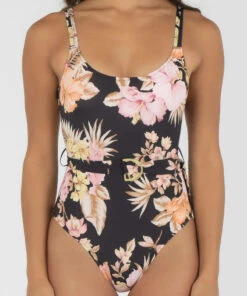 Promo ✨ Billabong Shallows One Piece 🩱 Swimsuit Black 🔔