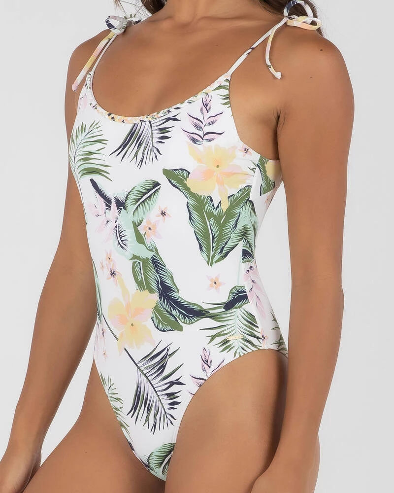 Cheapest ⭐ Roxy Bloom One Piece 🩱 Swimsuit Bright White Praslin ⌛ 4 Cheapest ⭐ Roxy Bloom One Piece 🩱 Swimsuit Bright White Praslin ⌛ - Image 4