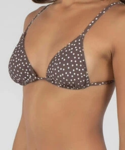 New 😀 Kaiami Dottie 👙 Bikini Top Choc / White 🎉 -Hot Sale Citybeach Store 20313588 01 TP XL