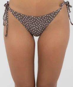 Budget 💯 Kaiami Dottie 👙 Bikini Bottom Choc / White 👏 7 Budget 💯 Kaiami Dottie 👙 Bikini Bottom Choc / White 👏 -Hot Sale Citybeach Store 20313590 01 LT XL