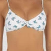 Outlet 🛒 Topanga Butterfly 👙 Bikini Top White / Blue 👍