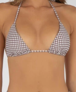 Cheapest 😀 Kaiami Cici 👙 Bikini Top Choc / White 💯 -Hot Sale Citybeach Store 20313597 01 LT XL