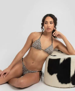 New ✨ Topanga Exotic Triangle 👙 Bikini Top Leopard 😀 -Hot Sale Citybeach Store 20313613 01 LT XL