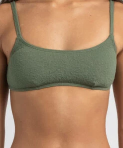 Cheapest โ๏ธ Kaiami Poppy Bralette ๐ Bikini Top Olive โ