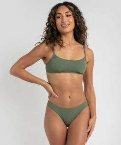 Cheapest ✔️ Kaiami Poppy Bralette 👙 Bikini Top Olive ⌛ -Hot Sale Citybeach Store 20314002 02 LT XL