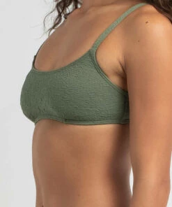 Cheapest ✔️ Kaiami Poppy Bralette 👙 Bikini Top Olive ⌛ -Hot Sale Citybeach Store 20314002 02 RT XL