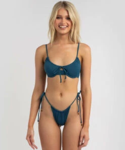 Coupon 😀 Kaiami Elena Balconette 👙 Bikini Top Mermaid Blue 👏 -Hot Sale Citybeach Store 20314005 04 LT XL