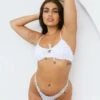 Coupon 👍 Kaiami Elena Balconette 👙 Bikini Top White 👍