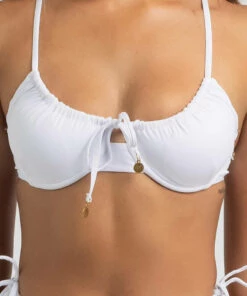 Coupon 👍 Kaiami Elena Balconette 👙 Bikini Top White 👍 -Hot Sale Citybeach Store 20314005 05 RT XL