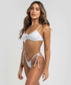 Coupon 👍 Kaiami Elena Balconette 👙 Bikini Top White 👍 -Hot Sale Citybeach Store 20314005 05 TP XL