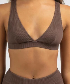 Best Pirce ⭐ Kaiami Rubi 👙 Bikini Top Chocolate 🔥 -Hot Sale Citybeach Store 20314007 03 RT XL