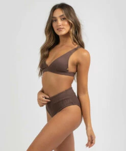 Best Pirce ⭐ Kaiami Rubi 👙 Bikini Top Chocolate 🔥 -Hot Sale Citybeach Store 20314007 03 TP XL