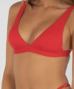 Best Sale 💯 Topanga Nicki 👙 Bikini Top Chilli Red 💯 -Hot Sale Citybeach Store 20314009 01 TP XL