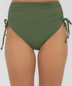 Best Sale 💯 Topanga Hannah 👙 Bikini Bottom Olive 🎉 -Hot Sale Citybeach Store 20314033 03 TP XL