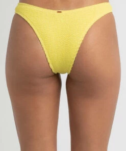 Brand new ✨ Topanga Maya High Cut 👙 Bikini Bottom Pastel Lemon 🤩 -Hot Sale Citybeach Store 20314034 01 TP XL
