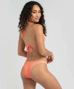 Promo 🧨 Topanga Maya High Cut 👙 Bikini Bottom Pop Peach 👍