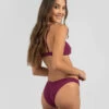 Discount 😍 Topanga Dare Brazilian 👙 Bikini Bottom Wine 🤩